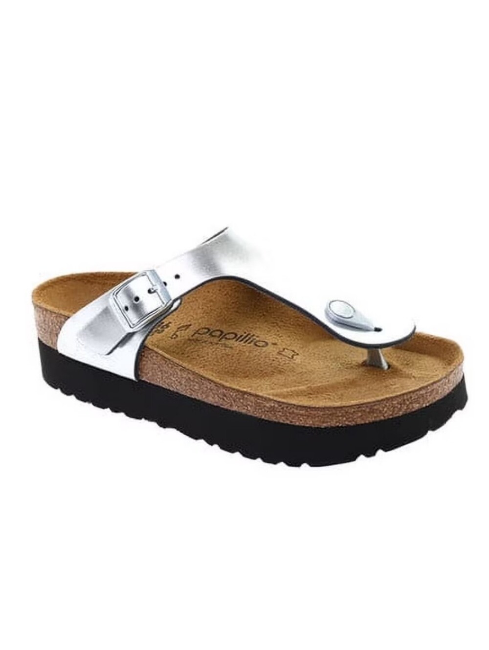 BIRKENSTOCK PAPILLIO Gizeh Platform Leather Sandal Size 39 EU / 8-8.5 US
